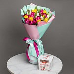 Набор из тюльпанов №3 + конфеты