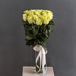 Роза 70 см белая 35 шт